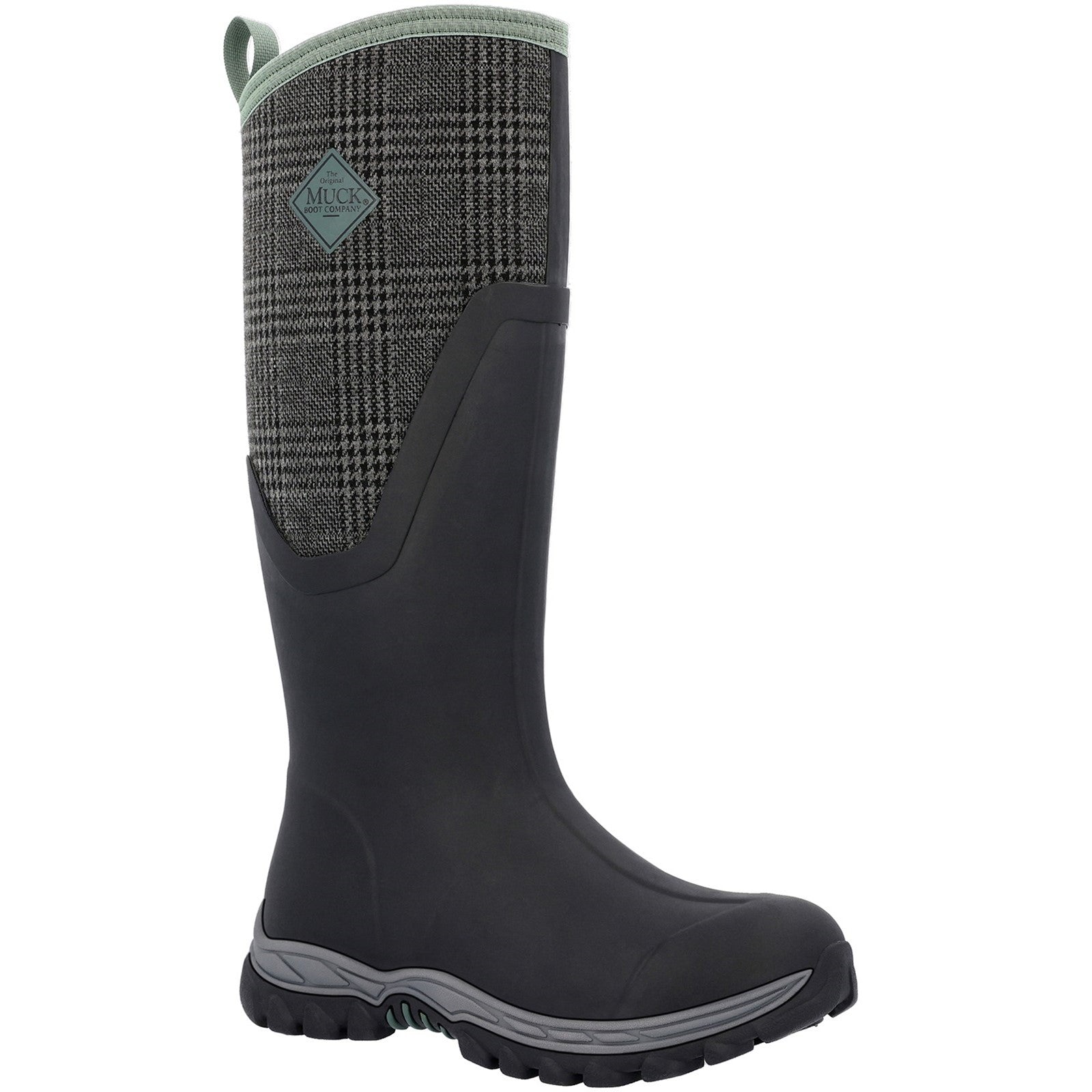 MB Arctic Sport II Tall Wellingtons - Black/Plaid