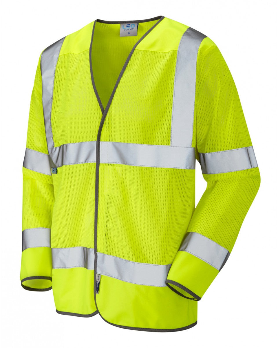 FREMINGTON ISO 20471 Cl 3 Coolviz Sleeved Waistcoat - HV Yellow