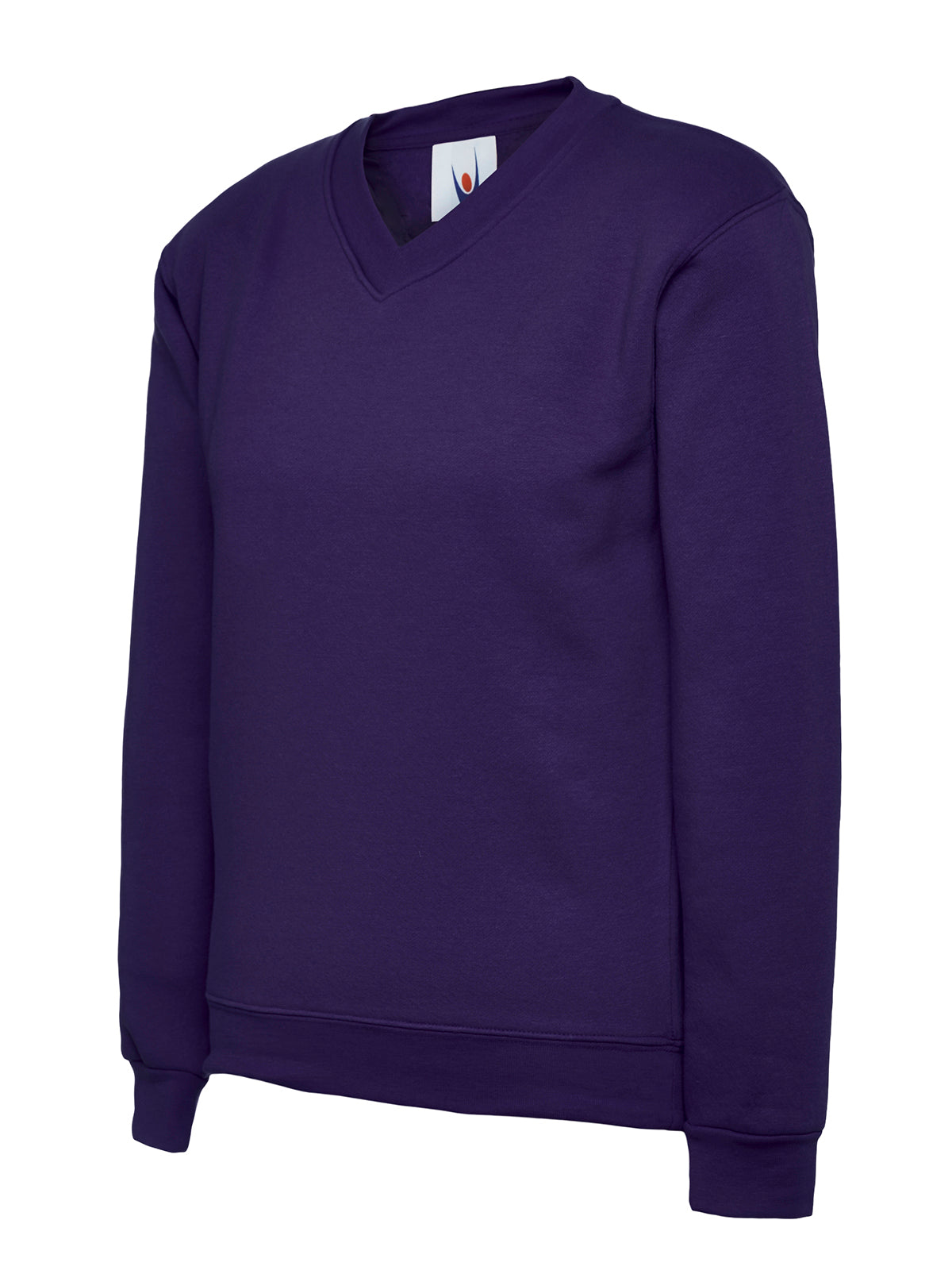 Childrens V Neck Sweatshirt - Purple