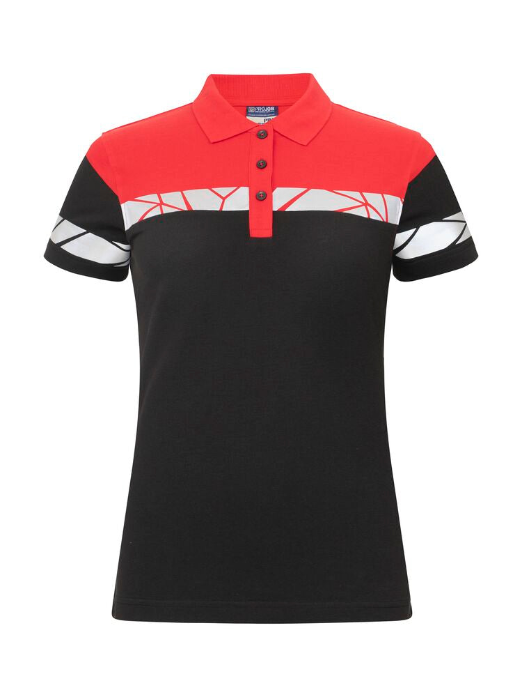 7006 PIQUE WOMEN
7006 PIQUE WOMEN 9910-VIZ - Black/Red