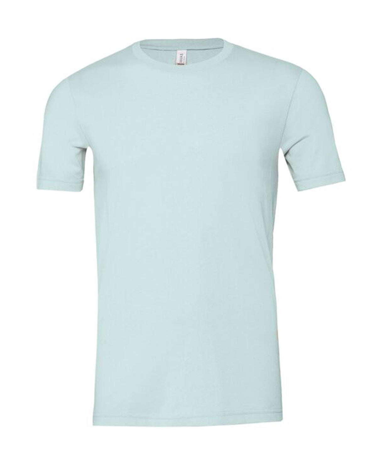 Unisex heather CVC short sleeve t-shirt - Heather Dusty Blue