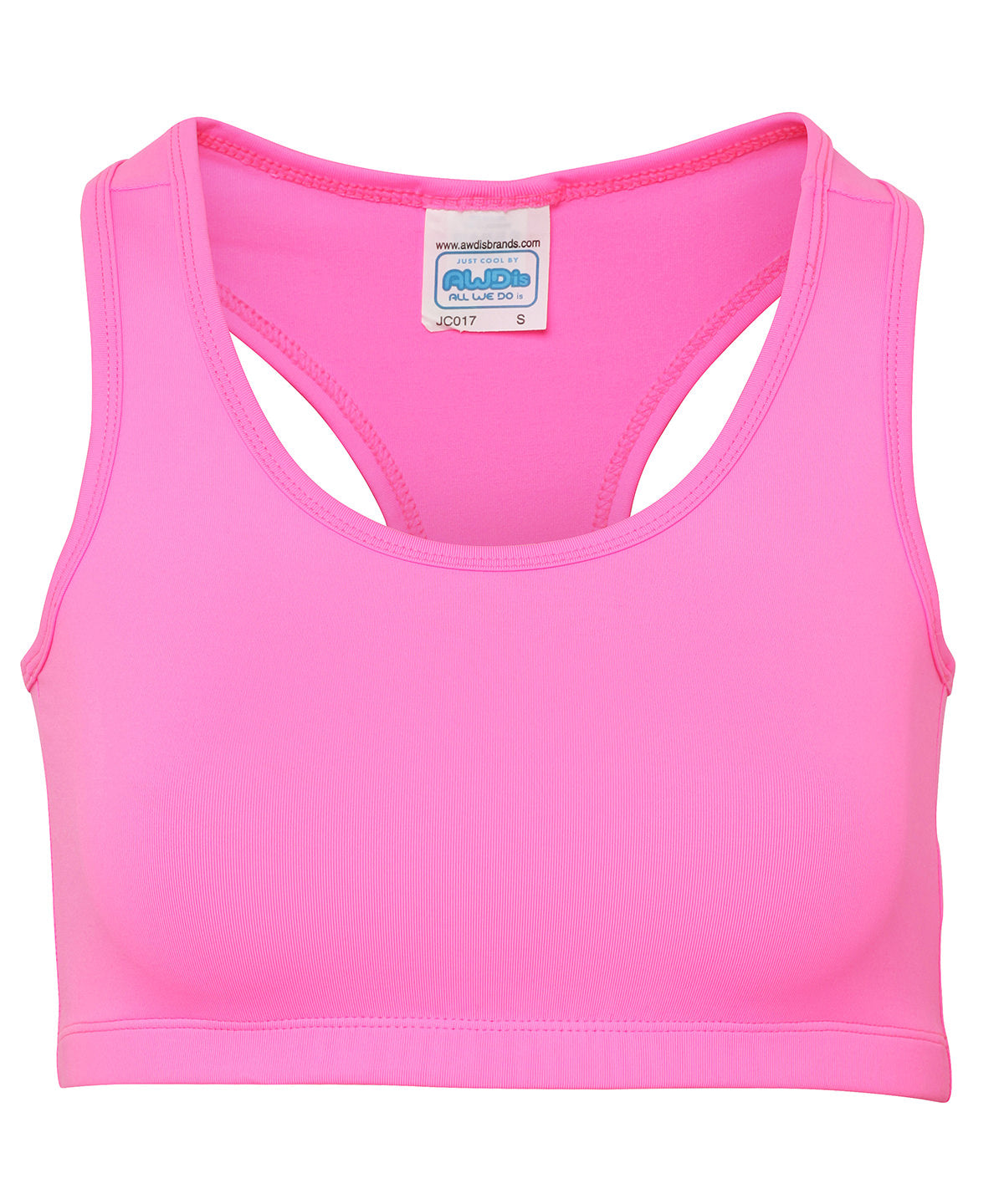 Women's Cool Sports Crop Top - Electric Pink