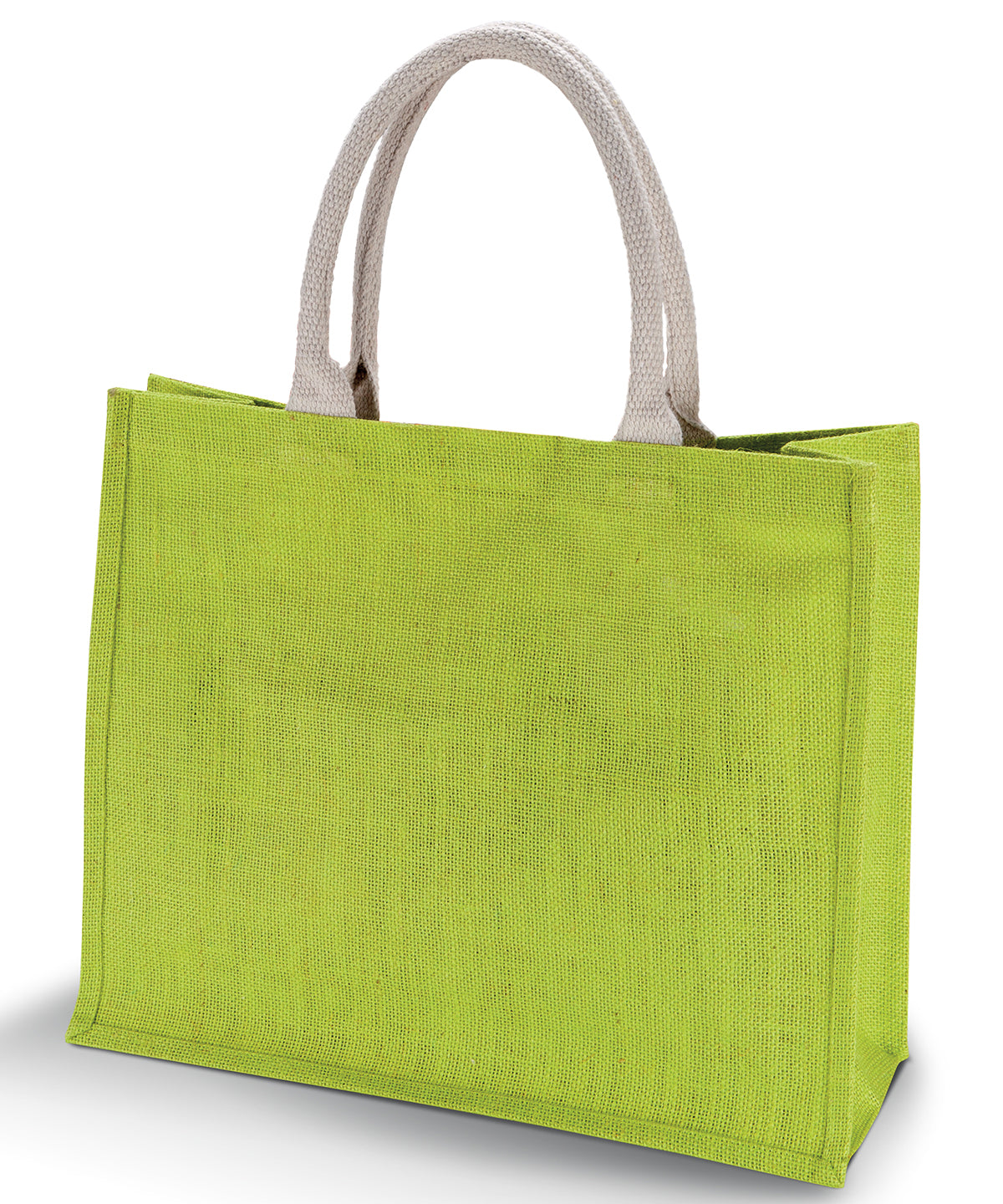Jute beach bag - Lime