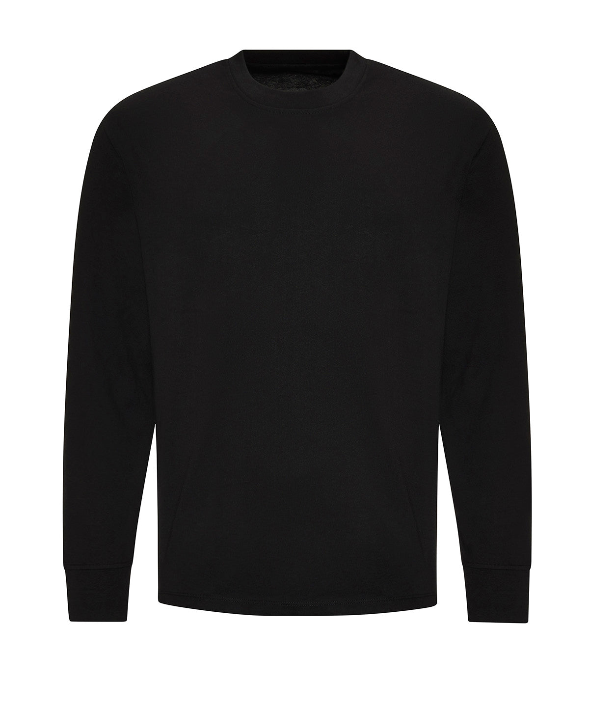 Oversized 100 Long Sleeve T - Deep Black