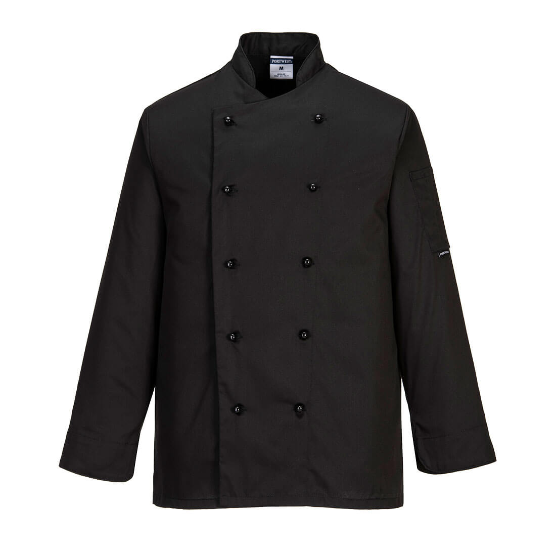 Somerset Chefs Jacket L/S - Black