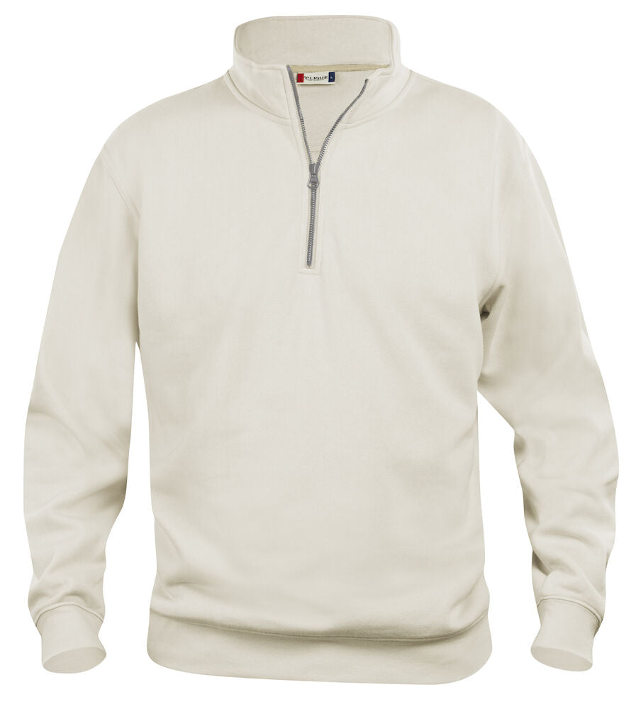 Basic Half Zip - Light Khaki
