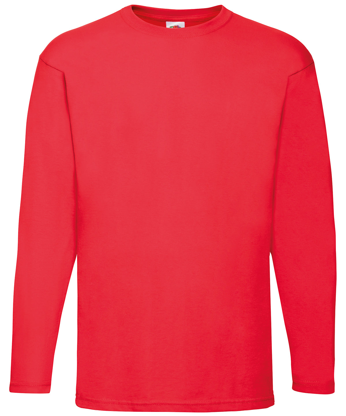 Valueweight long sleeve T - Red
