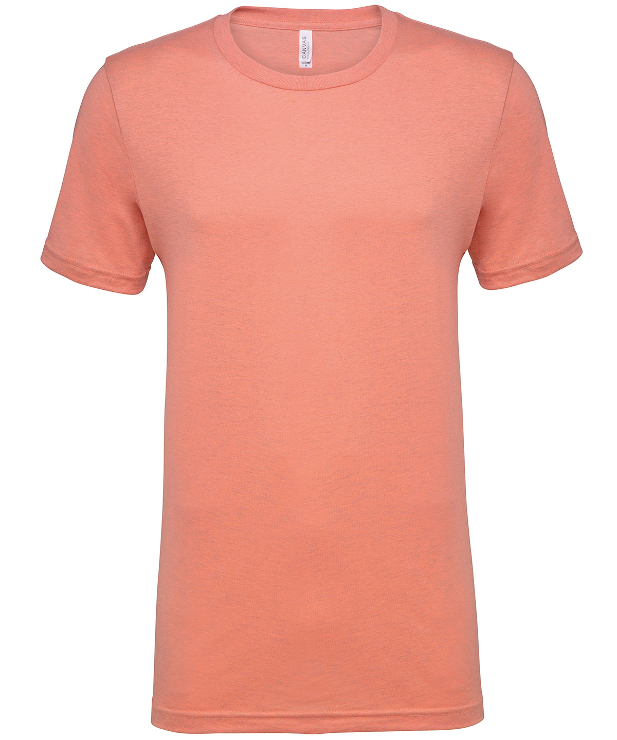 Unisex heather CVC short sleeve t-shirt - Heather Prism Sunset
