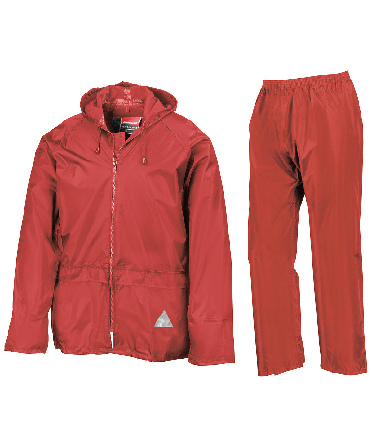 Waterproof jacket and trouser set - Red