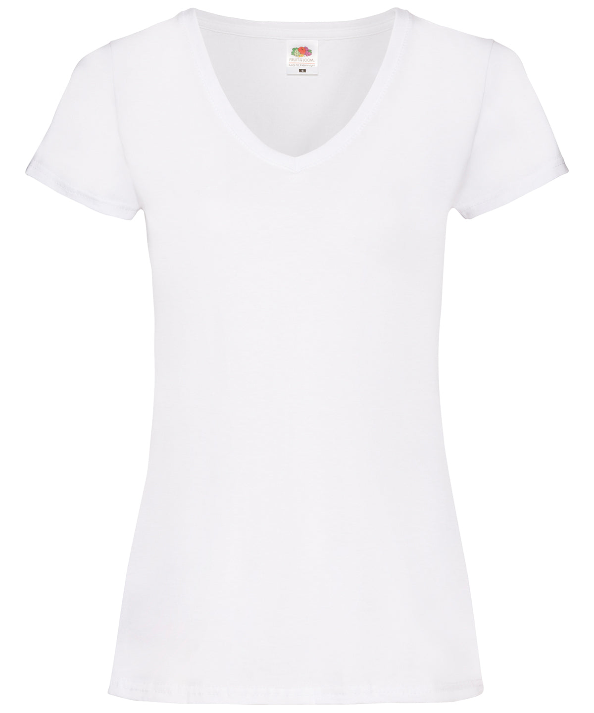 Women's valueweight v-neck T - White