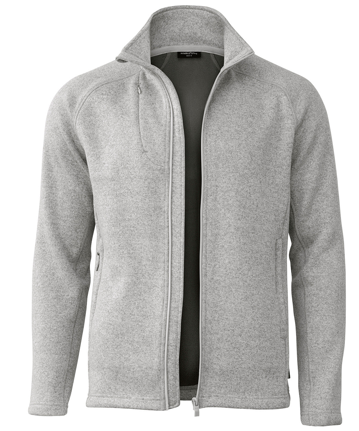 Montana full-zip fleece - Light Grey Melange