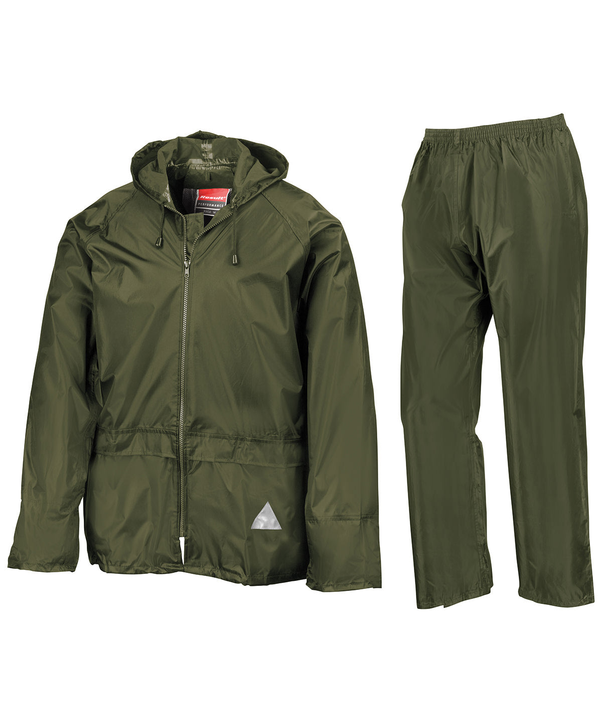 Waterproof jacket and trouser set - Olive