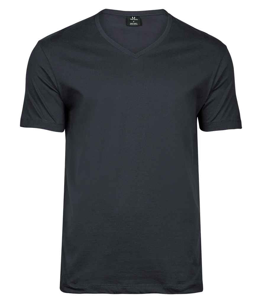 Tee Jays V Neck Sof T-Shirt - Dark Grey