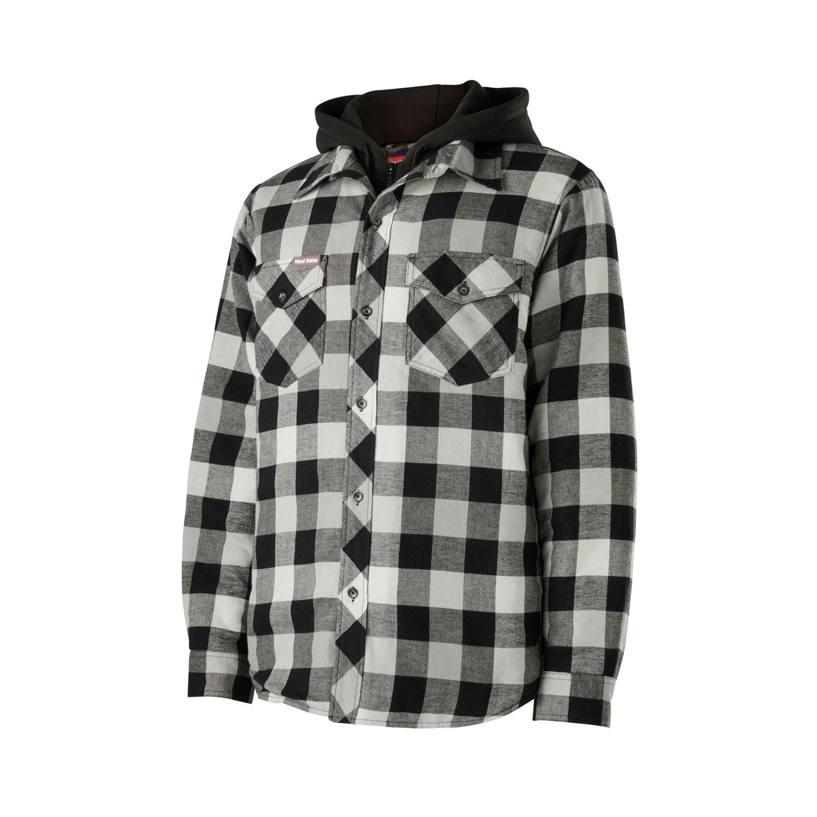 Quilted Flannel Shacket - Grey