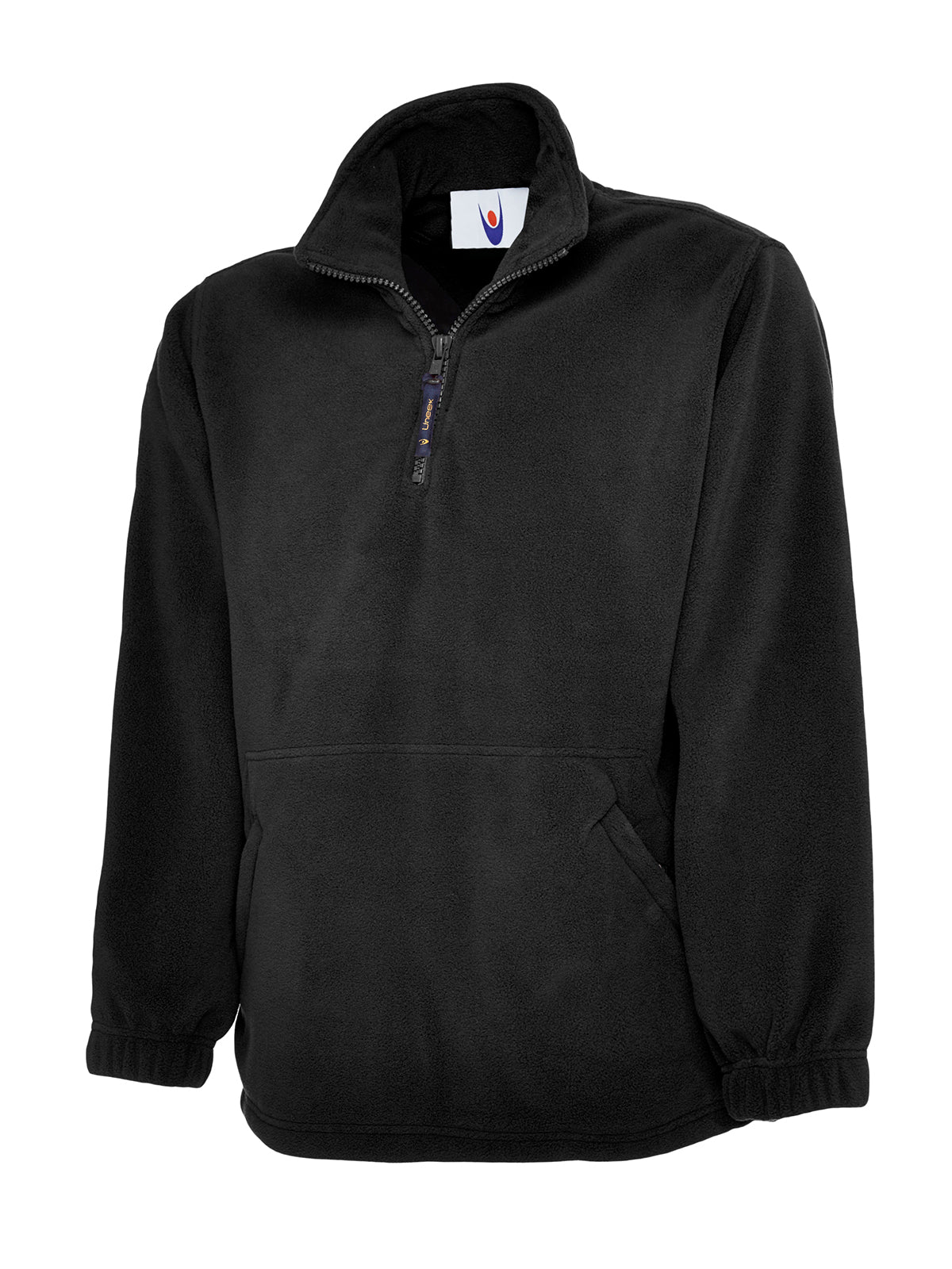 Premium 1/4 Zip Micro Fleece Jacket - Black
