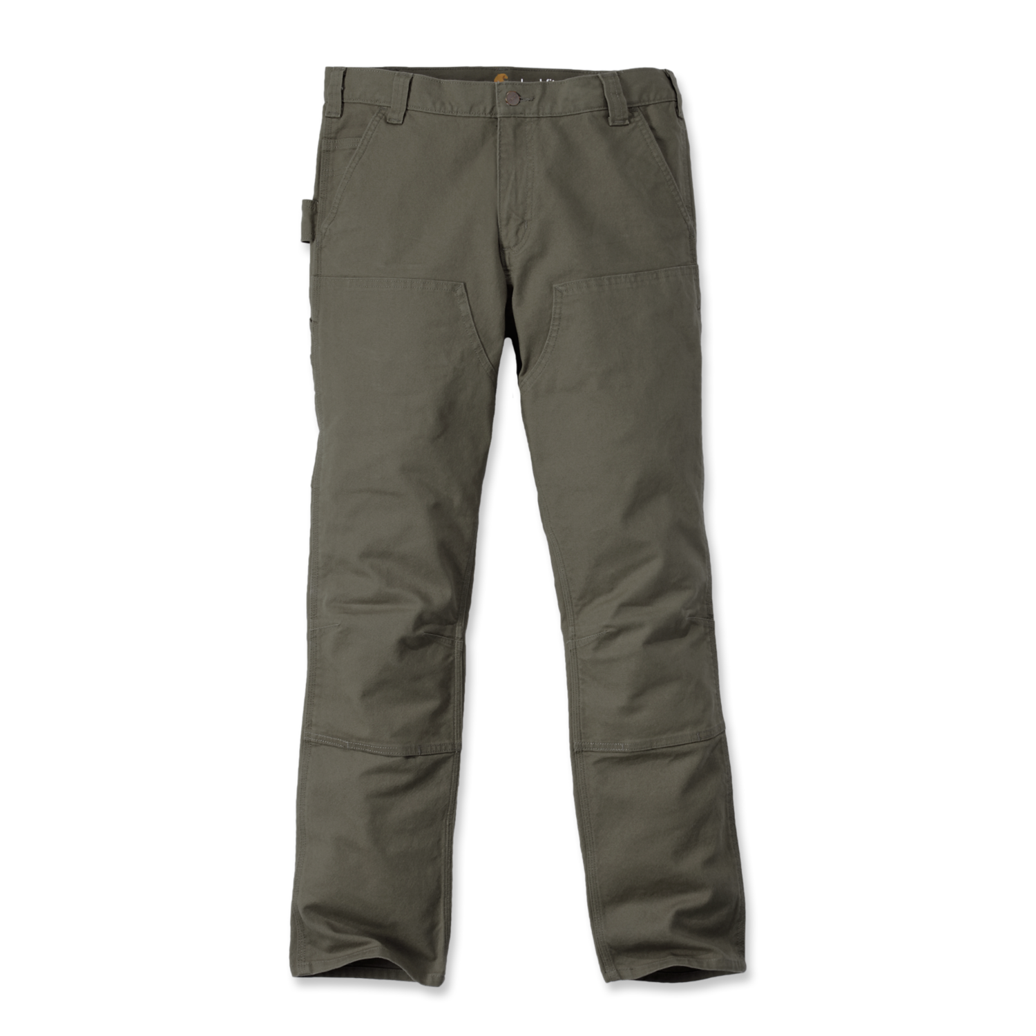 Rugged Flex Straight Fit Duck Double-Front Utility Work Pant - Tarmac