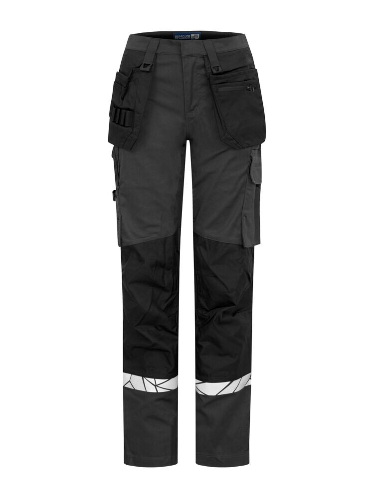 7513 WORKPANT WOMEN (kneeprotector pockets + hp)
7513 WORKPANT WOMEN (kneeprotector pockets + hp) 99 - Grey/Black