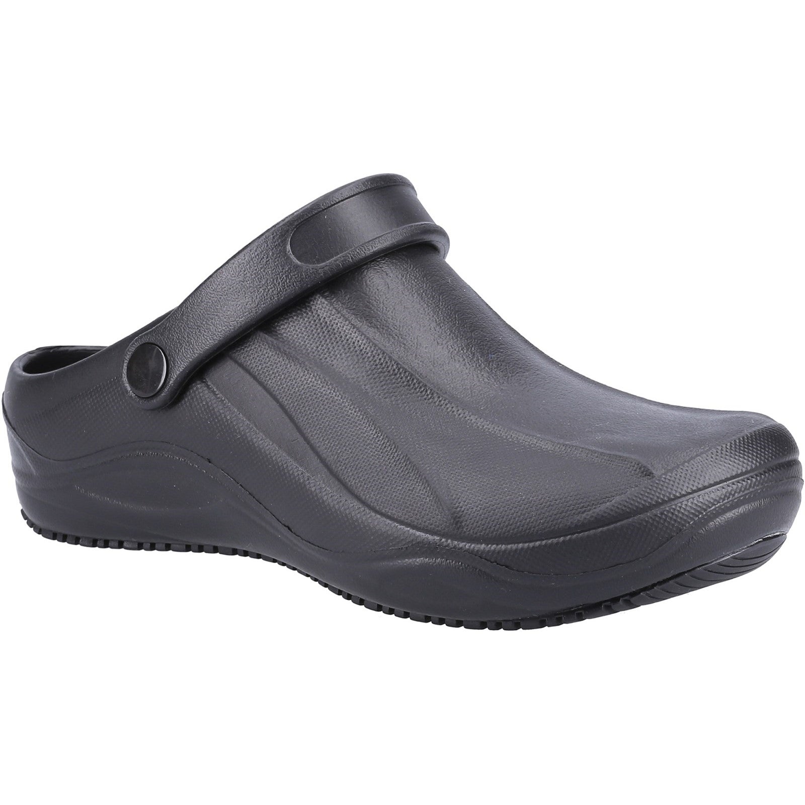 Smooth OB Slip Resistant Occupational Clog - Black