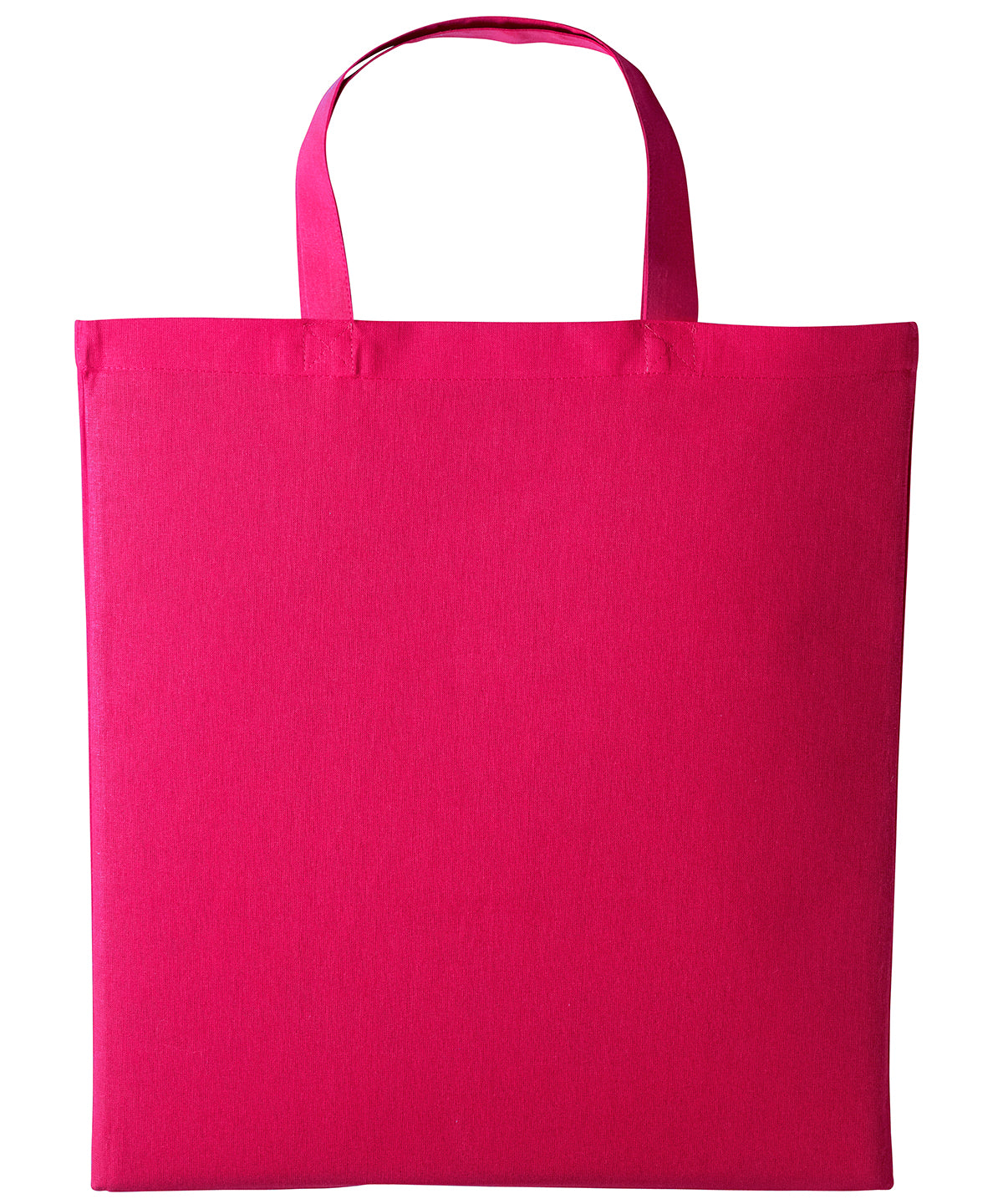 Cotton shopper short handle - Hot Pink
