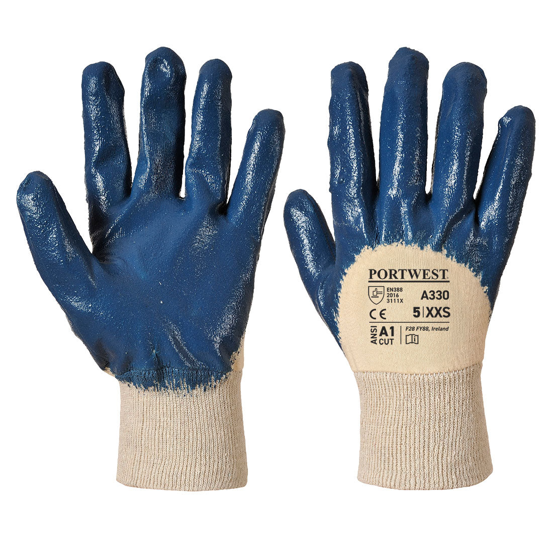 Nitrile Light Knitwrist - Navy