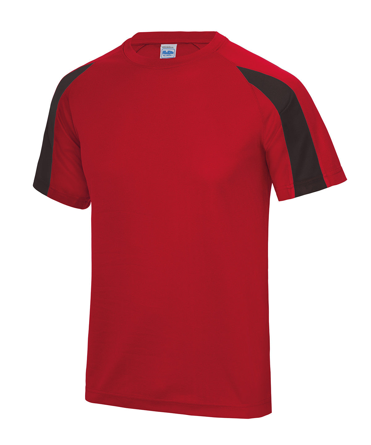 Kids Contrast Cool T - Fire Red/Jet Black