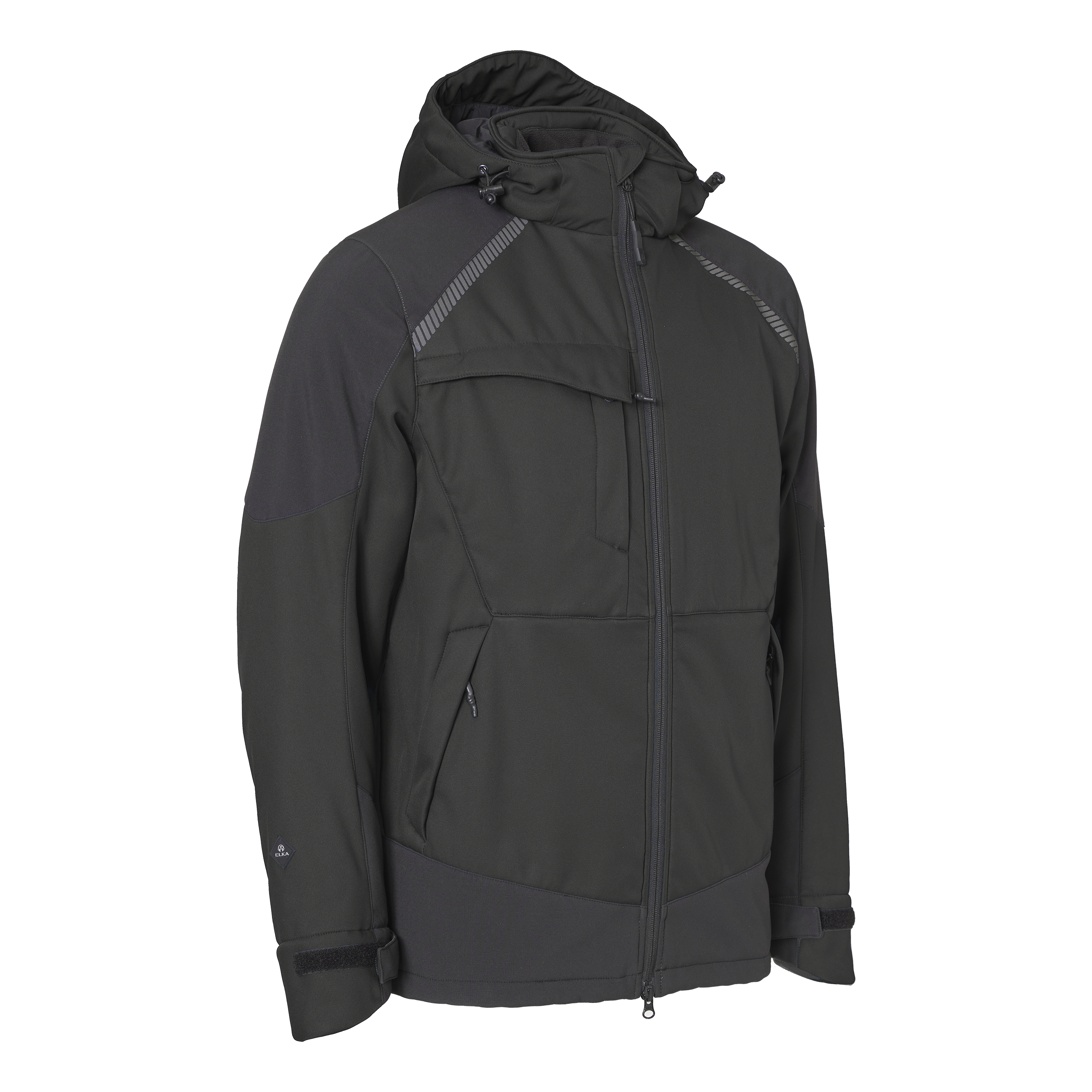 Working Xtreme Winter Softshell Jacket - Black