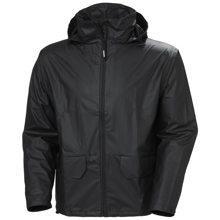VOSS RAIN JACKET - 990 BLACK