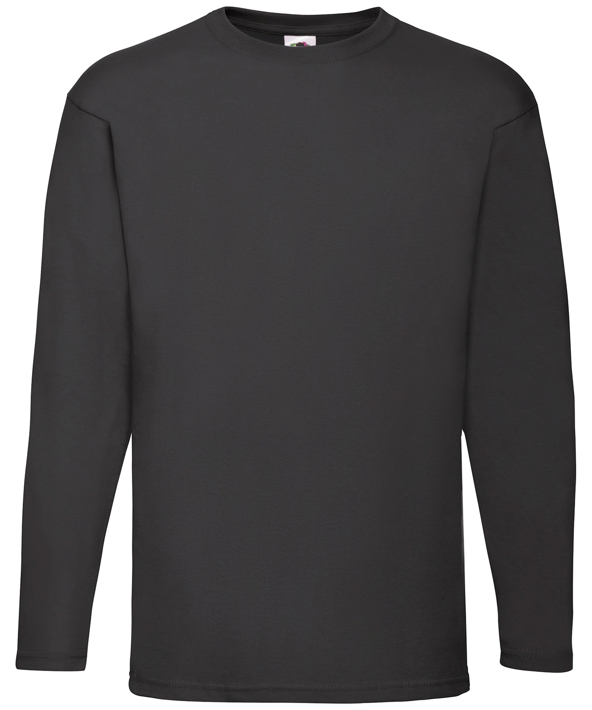 Valueweight long sleeve T - Black
