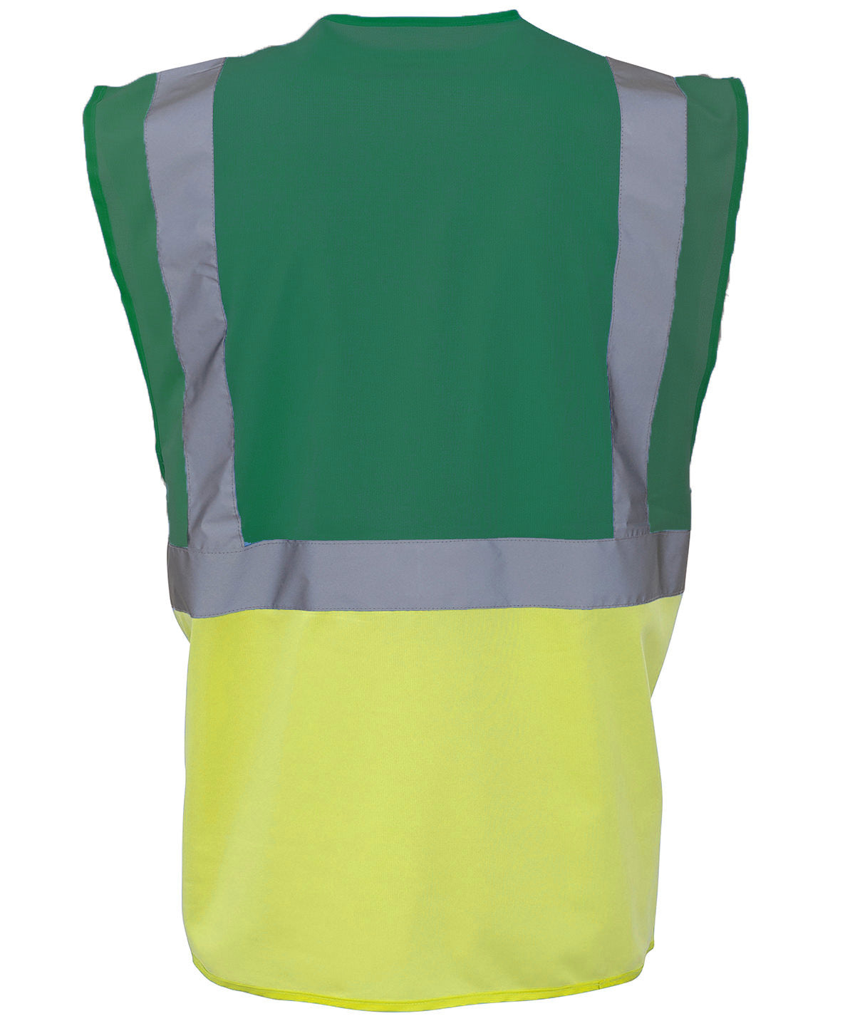 Multifunctional executive hi-vis waistcoat (HVW801) - Paramedic Green/Yellow