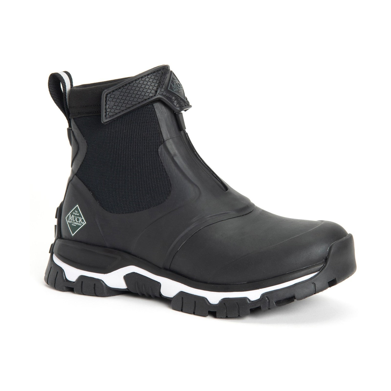 Apex Mid Zip Wellington - Black/White