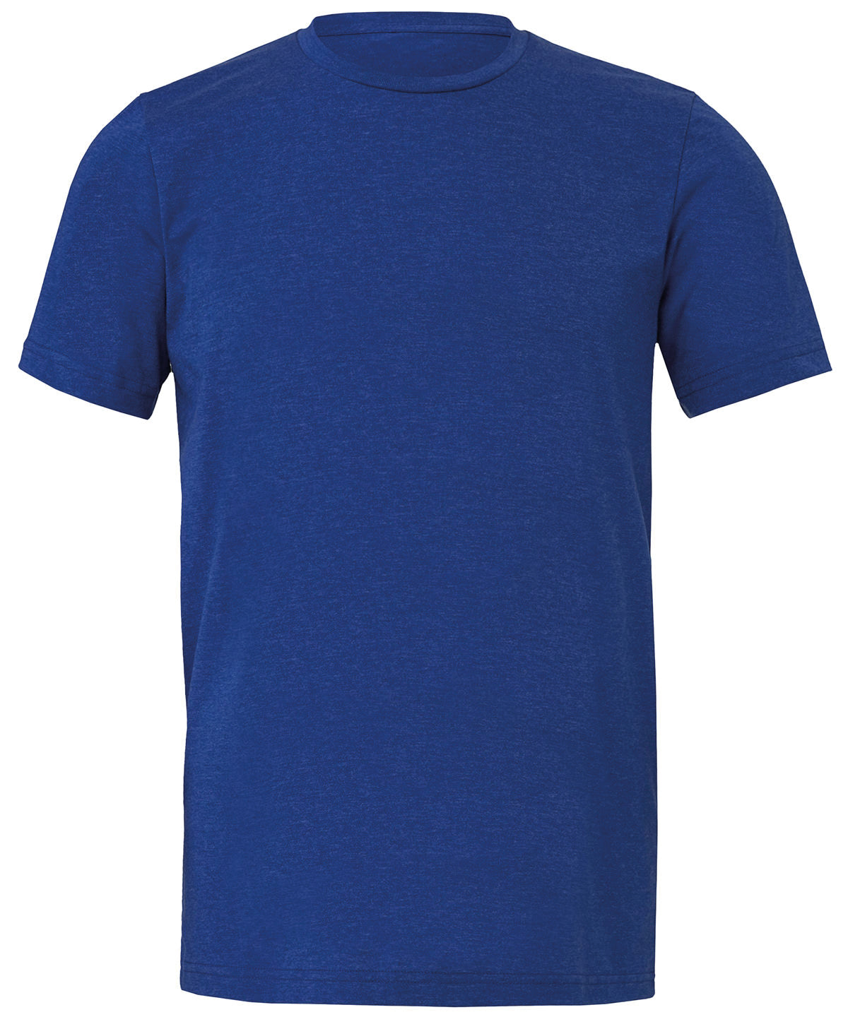 Unisex heather CVC short sleeve t-shirt - Heather True Royal
