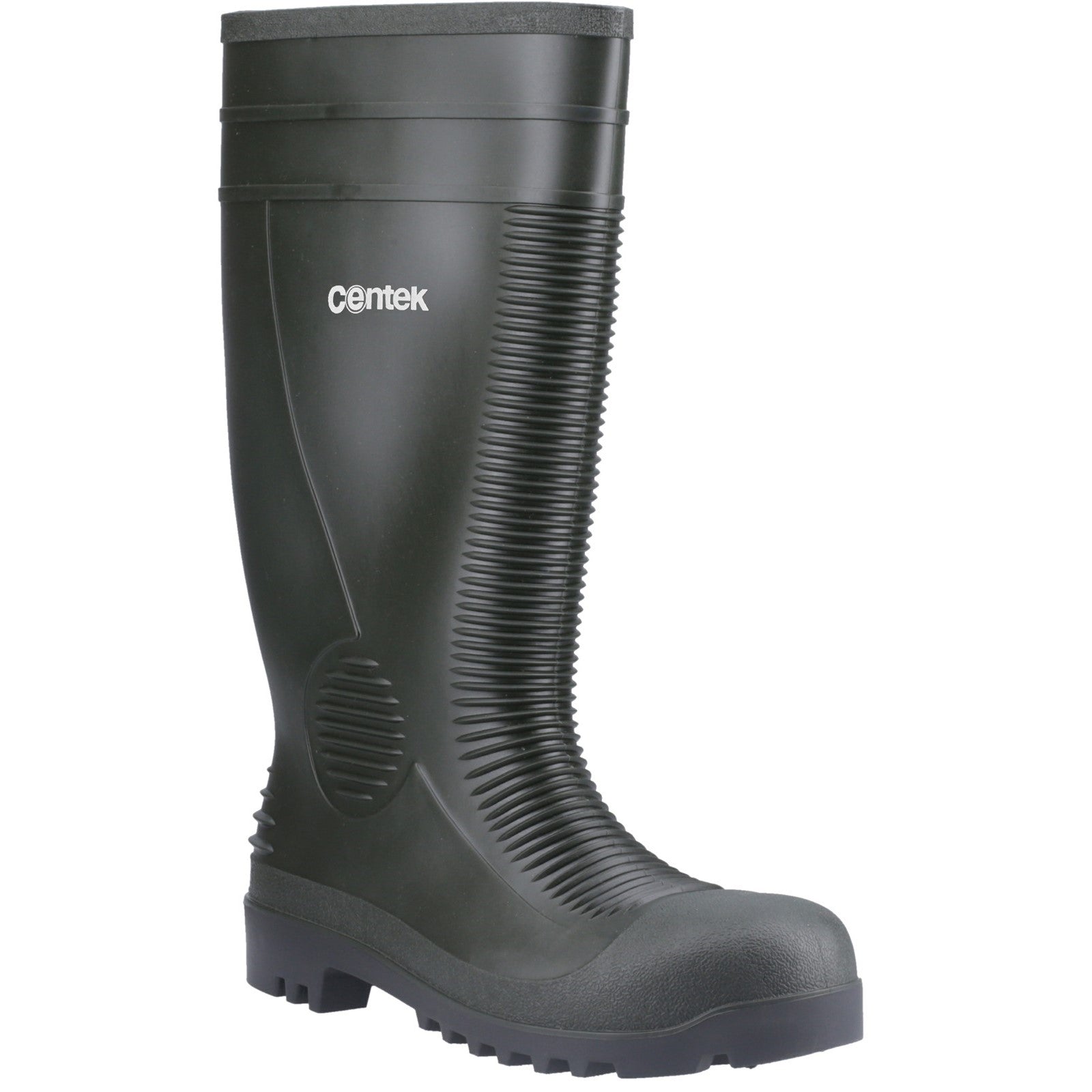 FS340 Safety Wellington - Green/Black