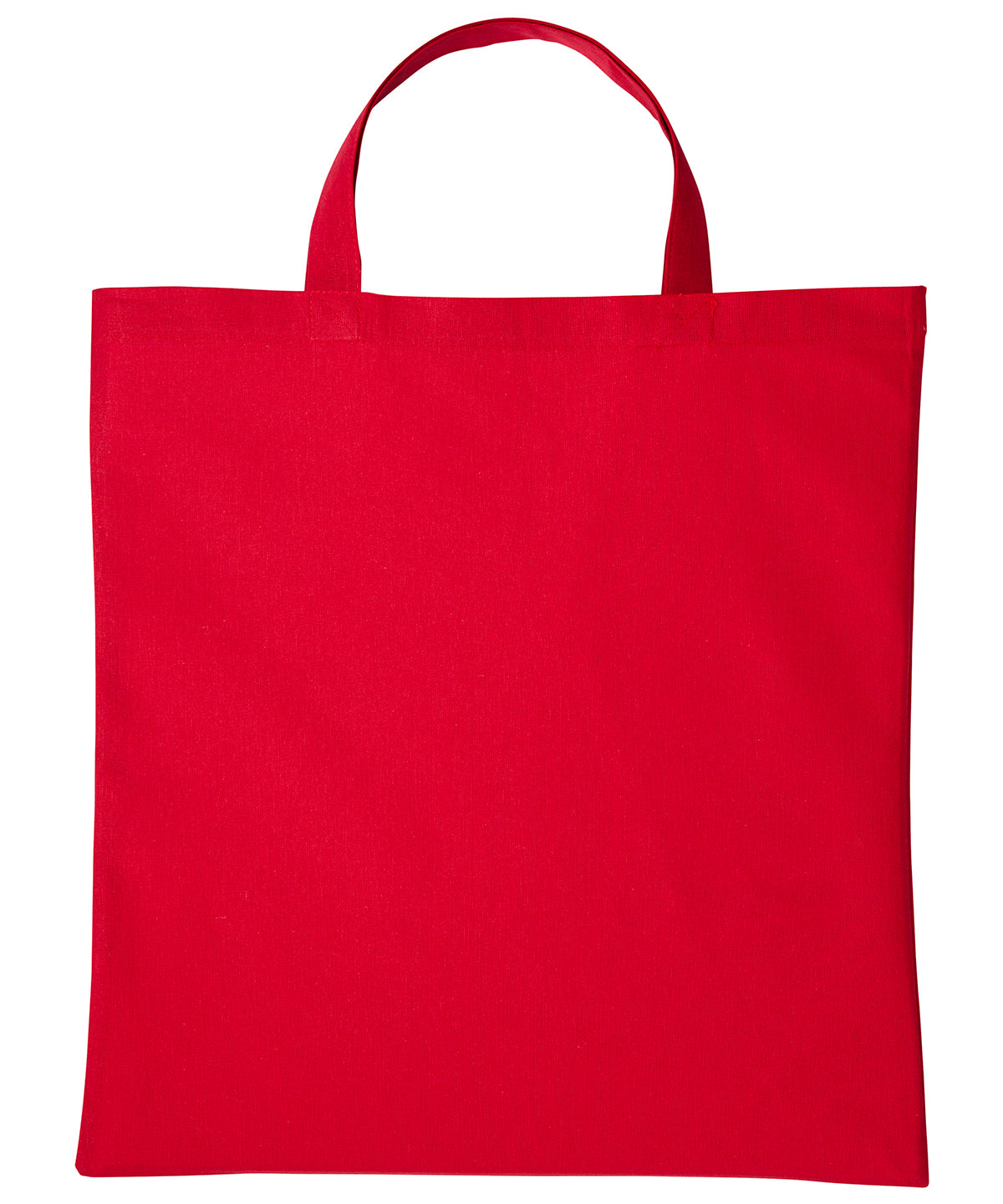 Cotton shopper short handle - Hot Red