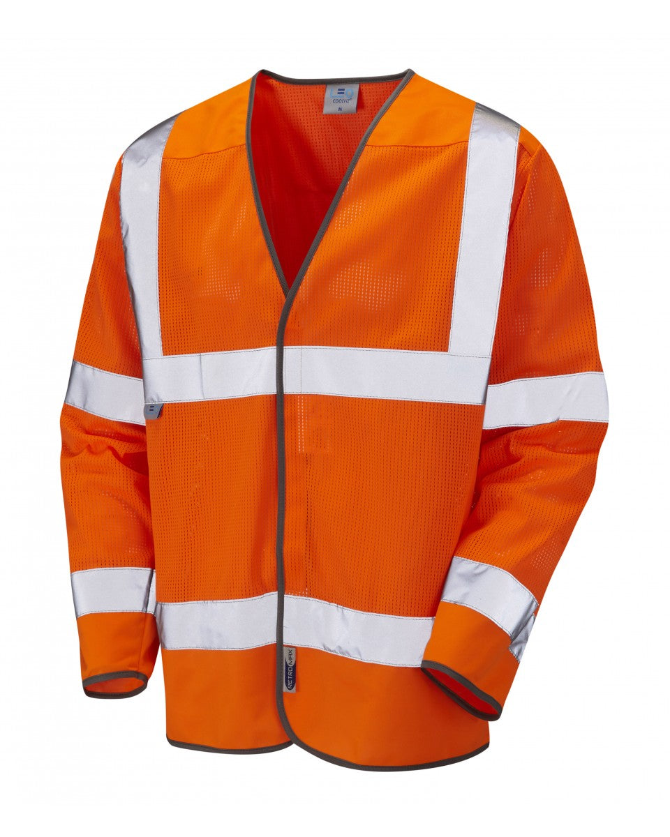 FREMINGTON ISO 20471 Cl 3 Coolviz Sleeved Waistcoat - HV Orange
