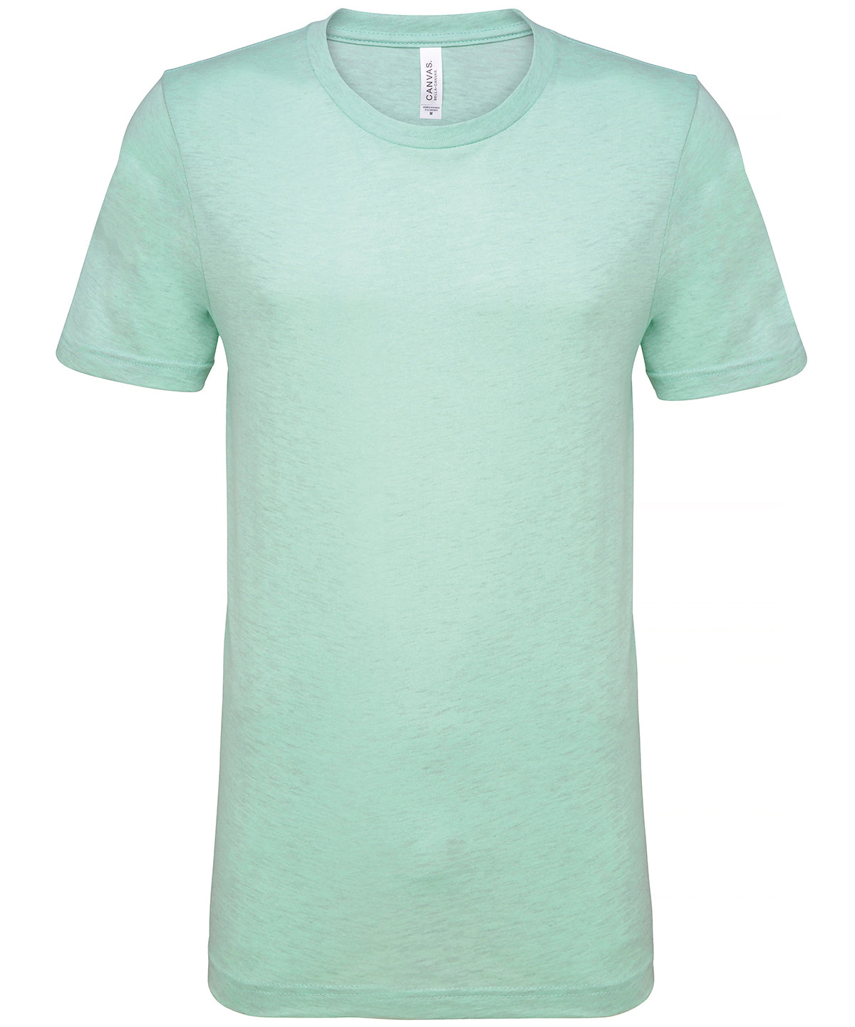 Unisex heather CVC short sleeve t-shirt - Heather Prism Mint