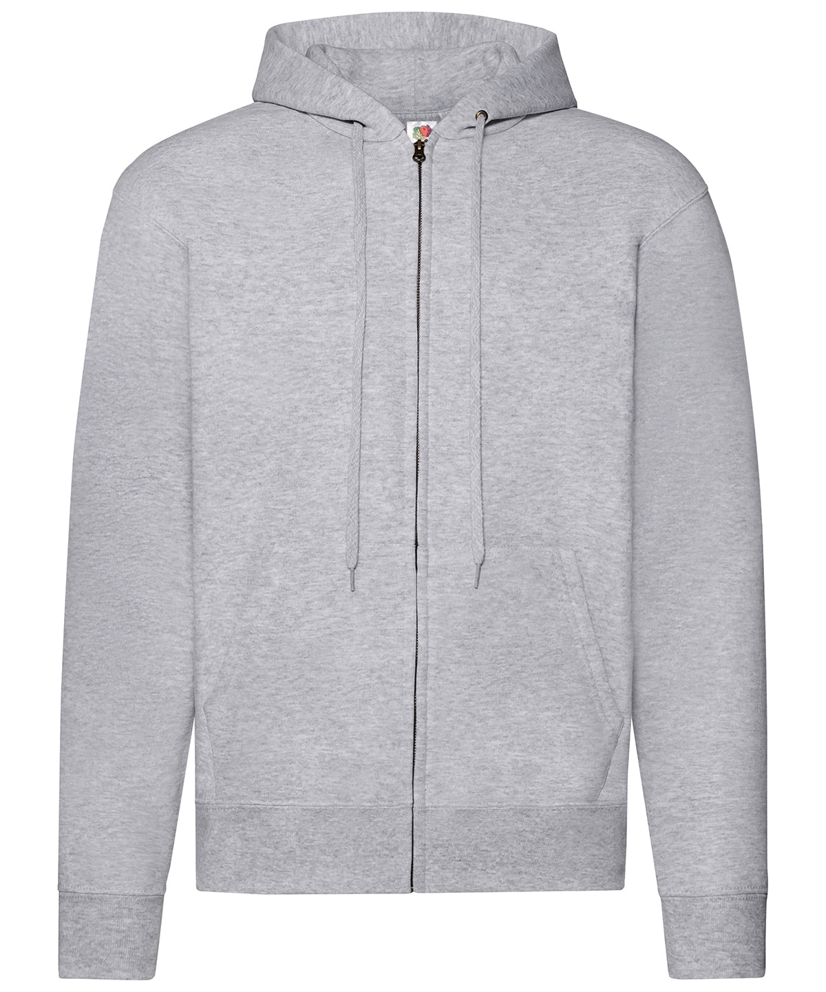 Classic 80/20 hooded sweatshirt jacket - Heather Grey