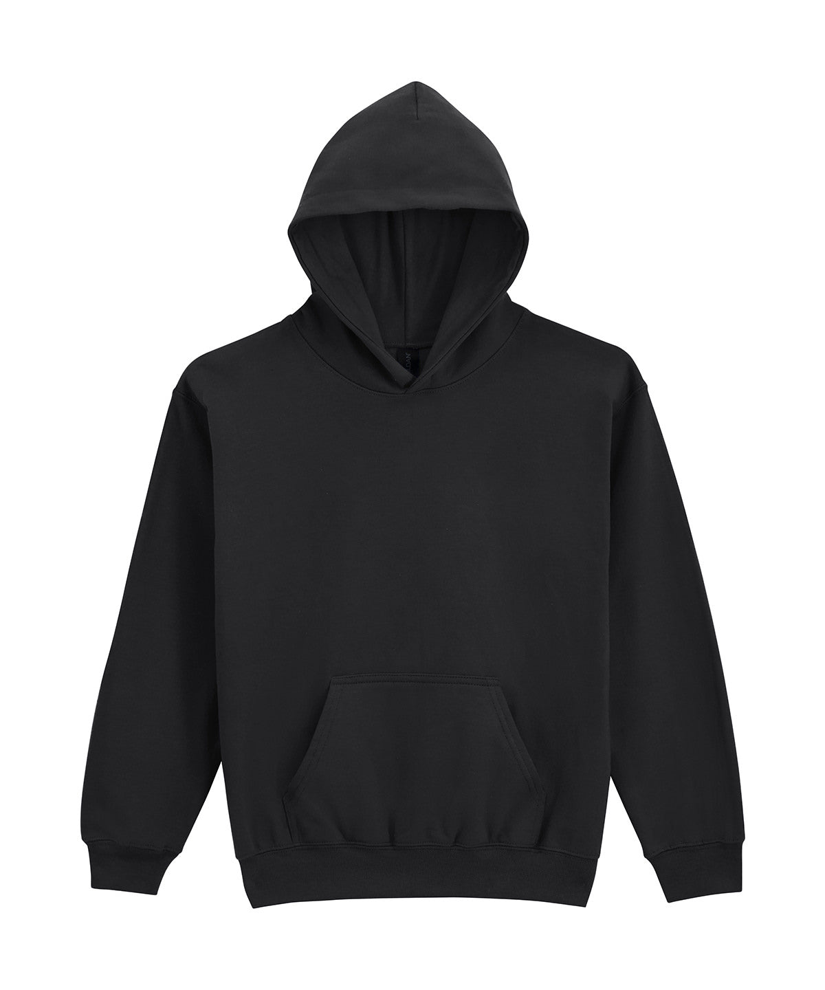 Softstyle™ midweight fleece youth hoodie - Black