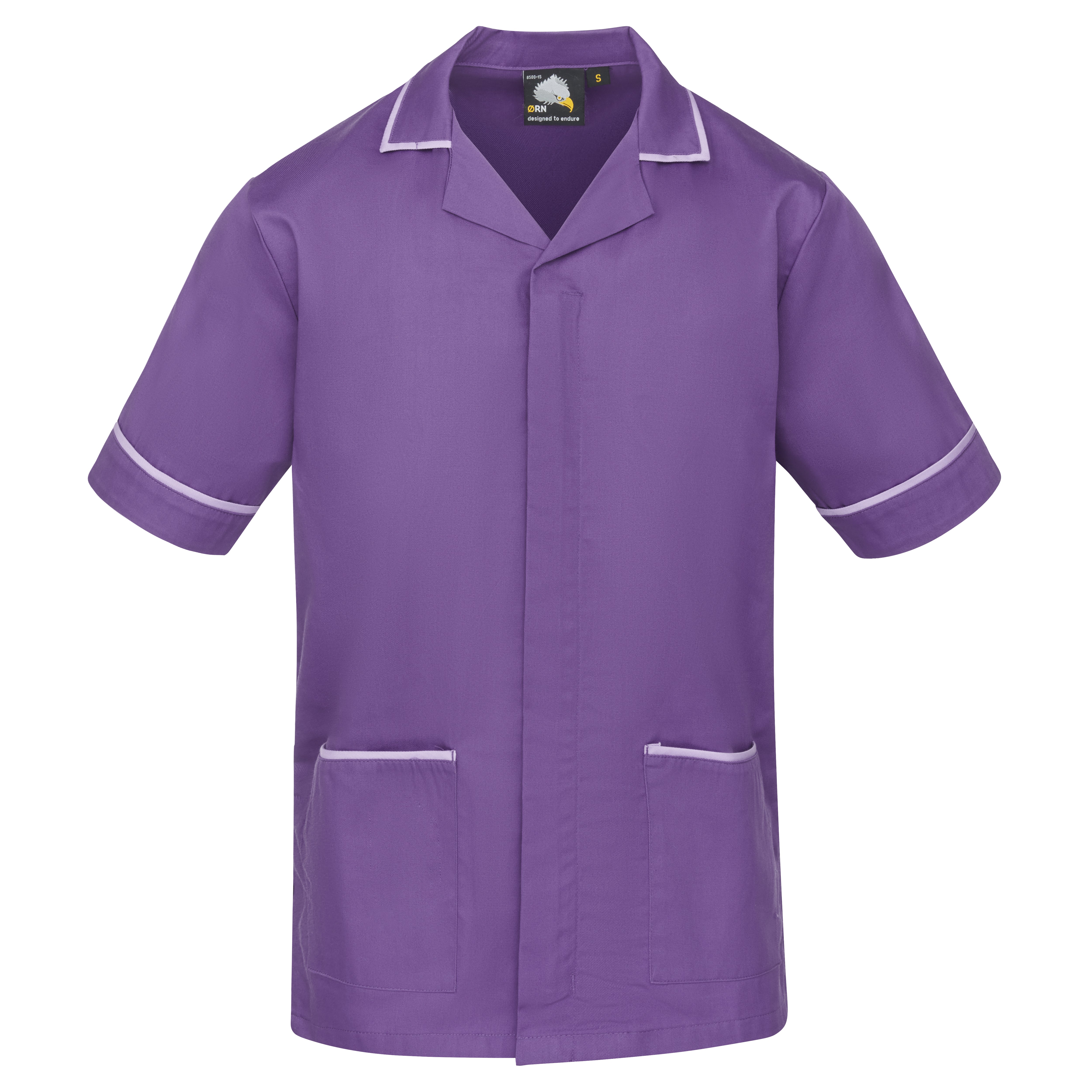 Darwin Male Tunic - Purple with Lilac Trim