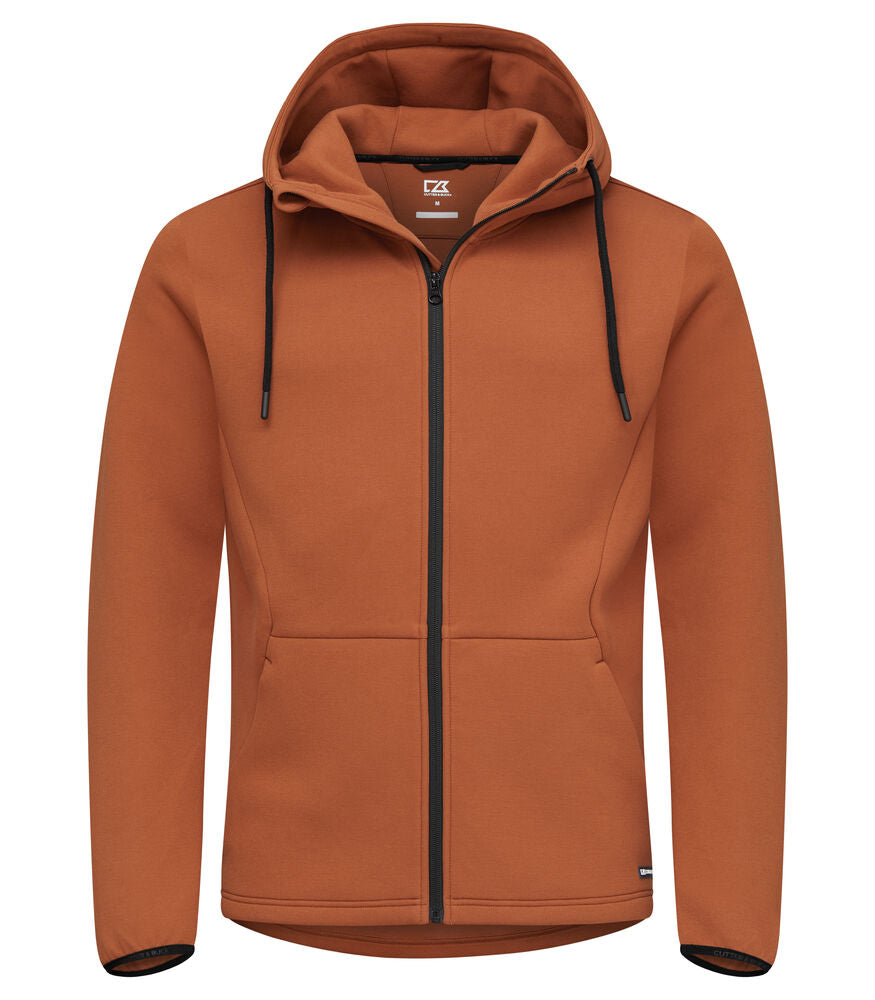 Pemberton Hood Full Zip Men - Orange Rust