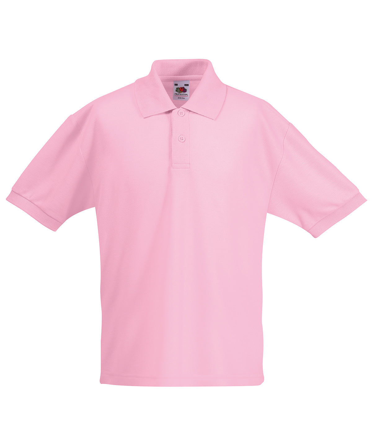 Kids 65/35 piqué polo - Light Pink