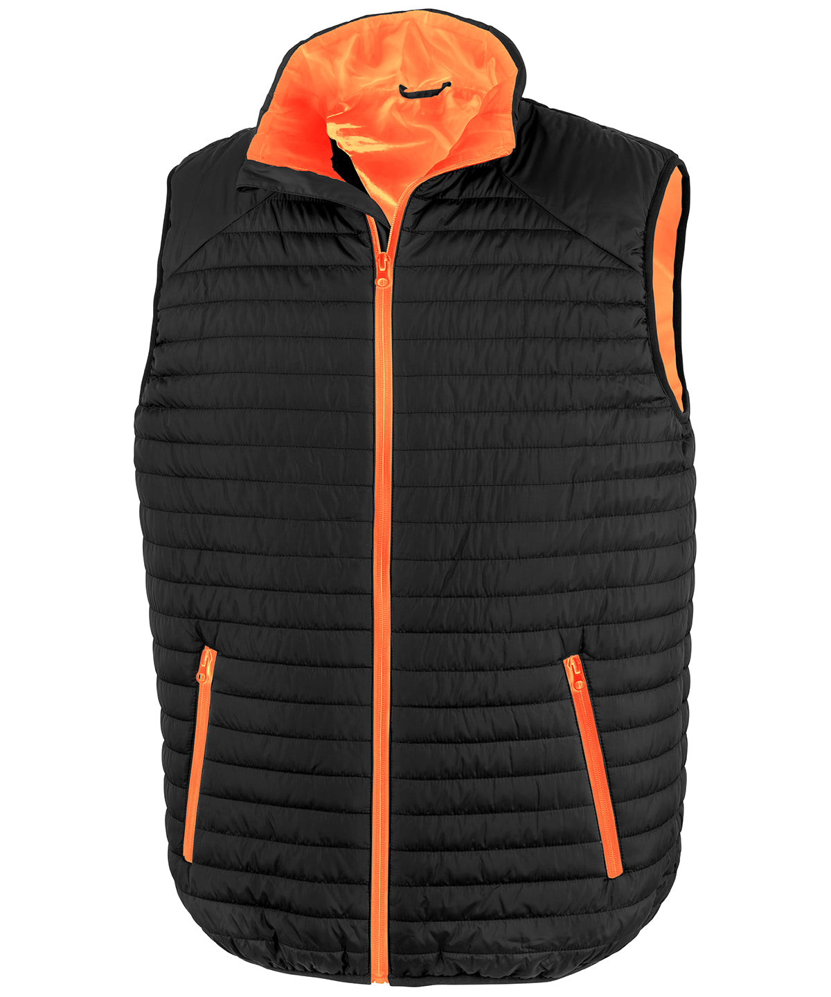 Thermoquilt gilet - Black/ Orange