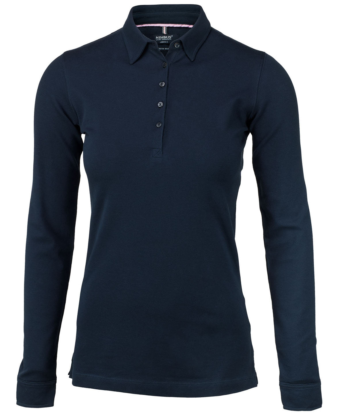 Women's Carlington deluxe long sleeve polo - Navy