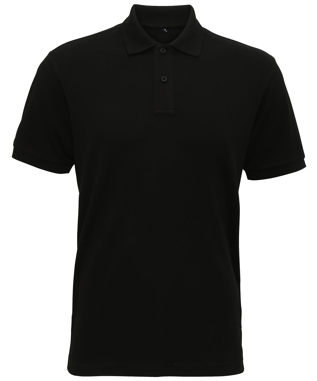 Men's super smooth knit polo - Black