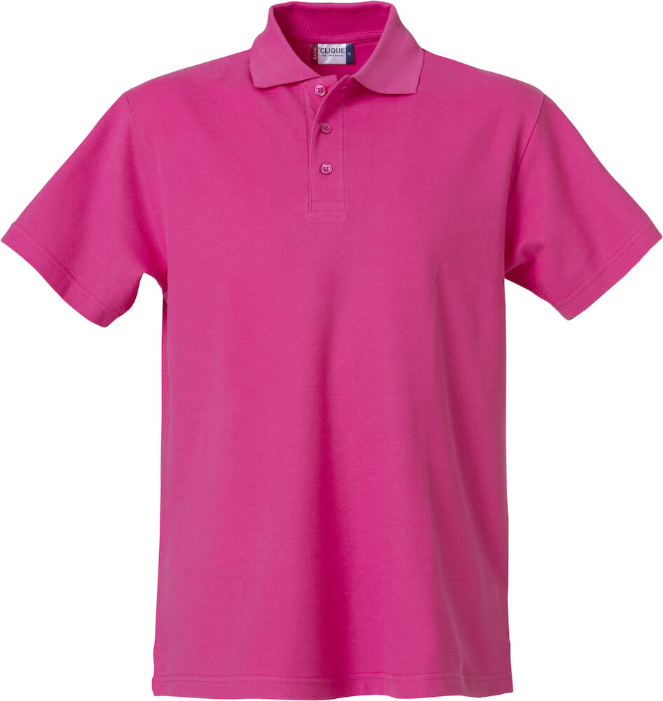 Basic Polo - Bright Cerise