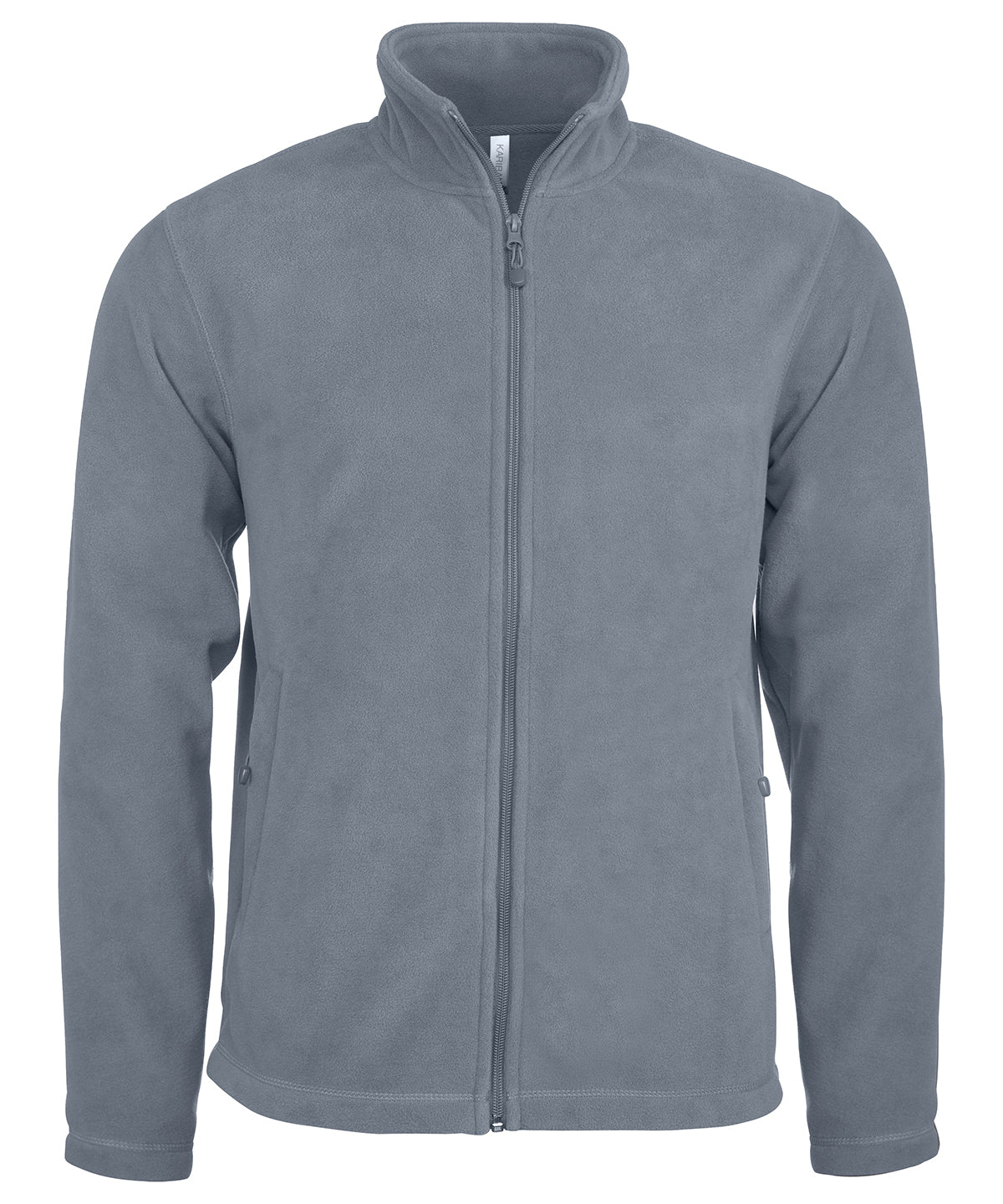 Zip-through microfleece jacket - Convoy Grey