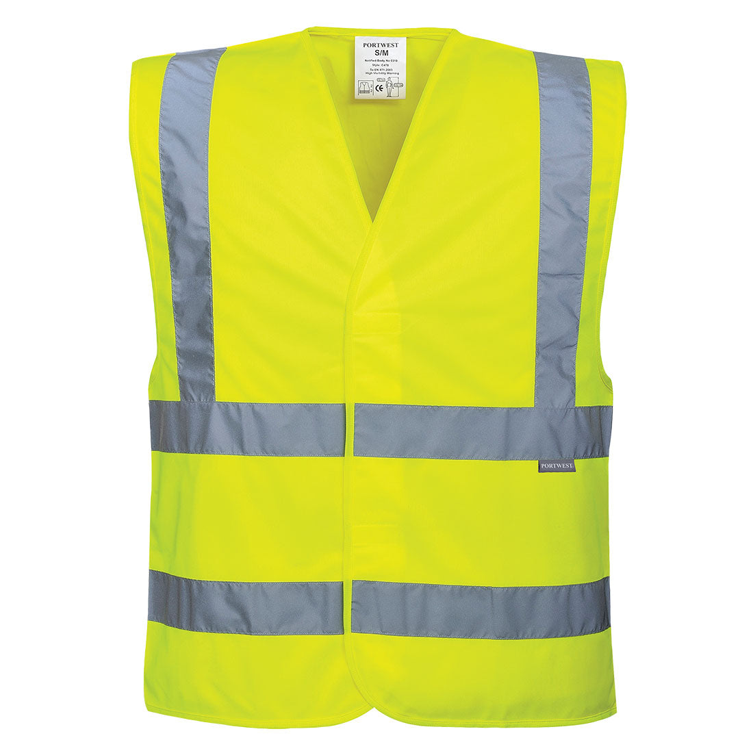 Hi-Vis Band and Brace Vest - Yellow