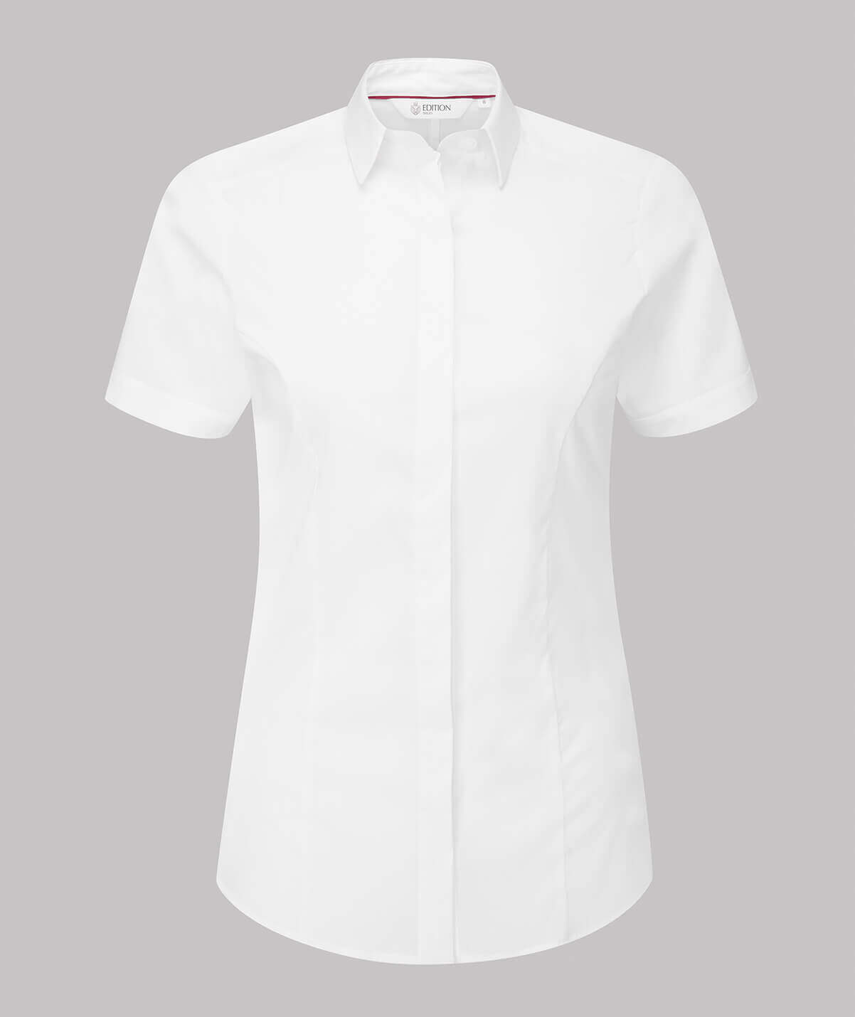 Orla Short Sleeve Ladies Blouse - White