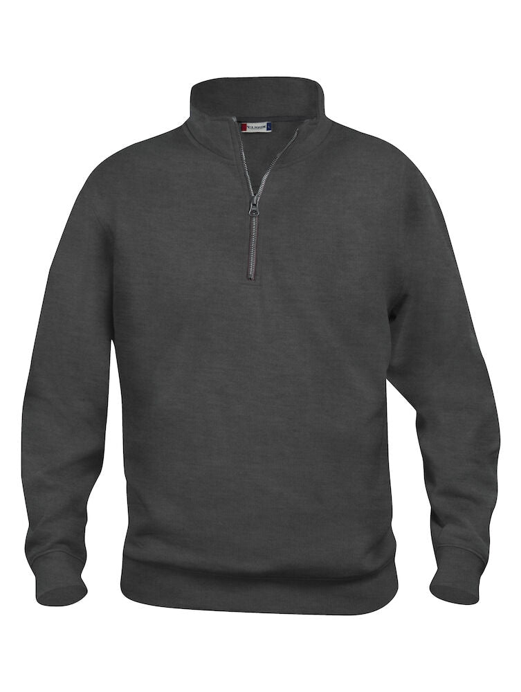 Basic Half Zip - anthracite melange