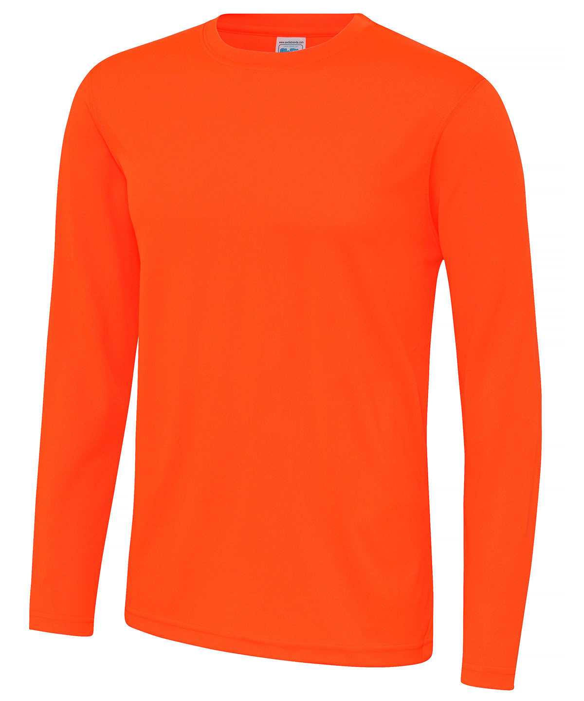 Long sleeve cool T - Electric Orange