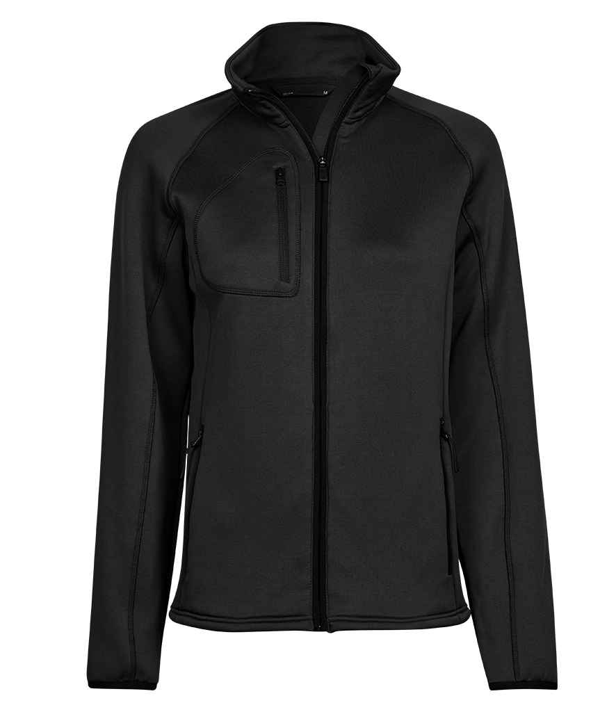 Tee Jays Ladies Stretch Fleece Jacket - Black